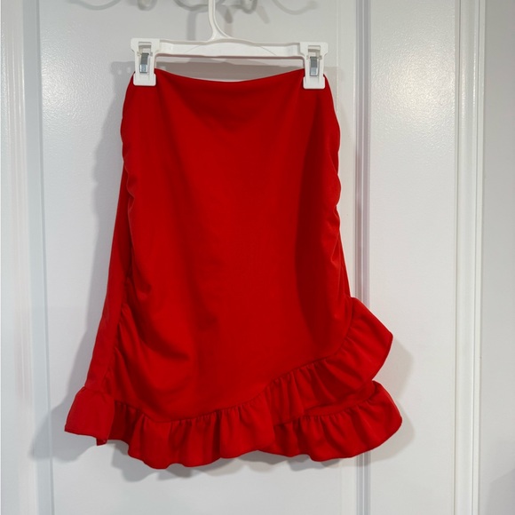 Red Ruffle Two-Piece Set - Picture 3 of 3
